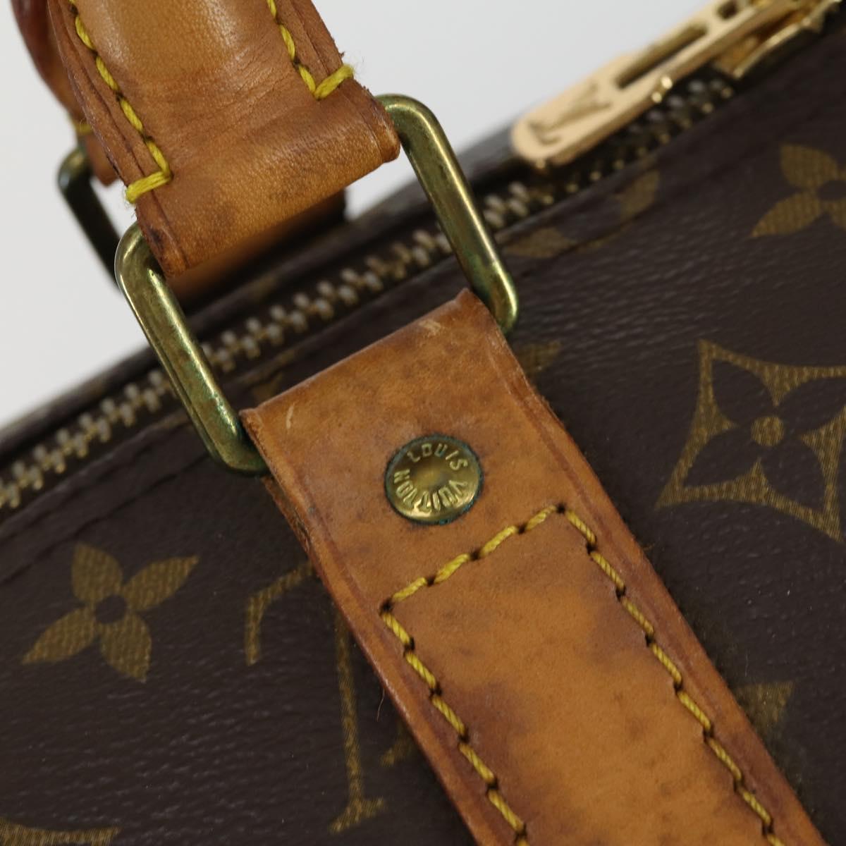LOUIS VUITTON Monogram Keepall Bandouliere 55 Boston Bag M41414 LV Auth 162347