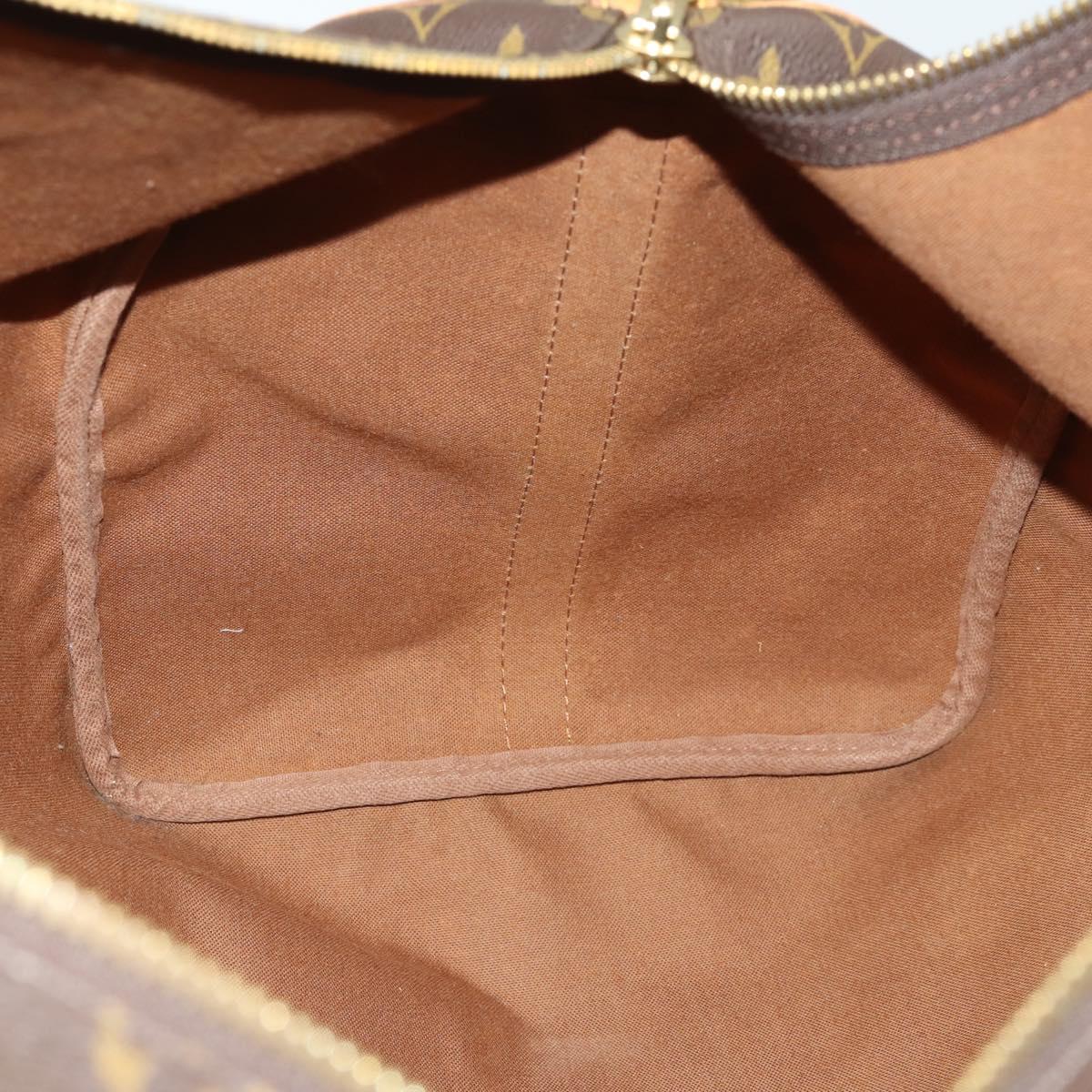 LOUIS VUITTON Monogram Keepall Bandouliere 55 Boston Bag M41414 LV Auth 162347