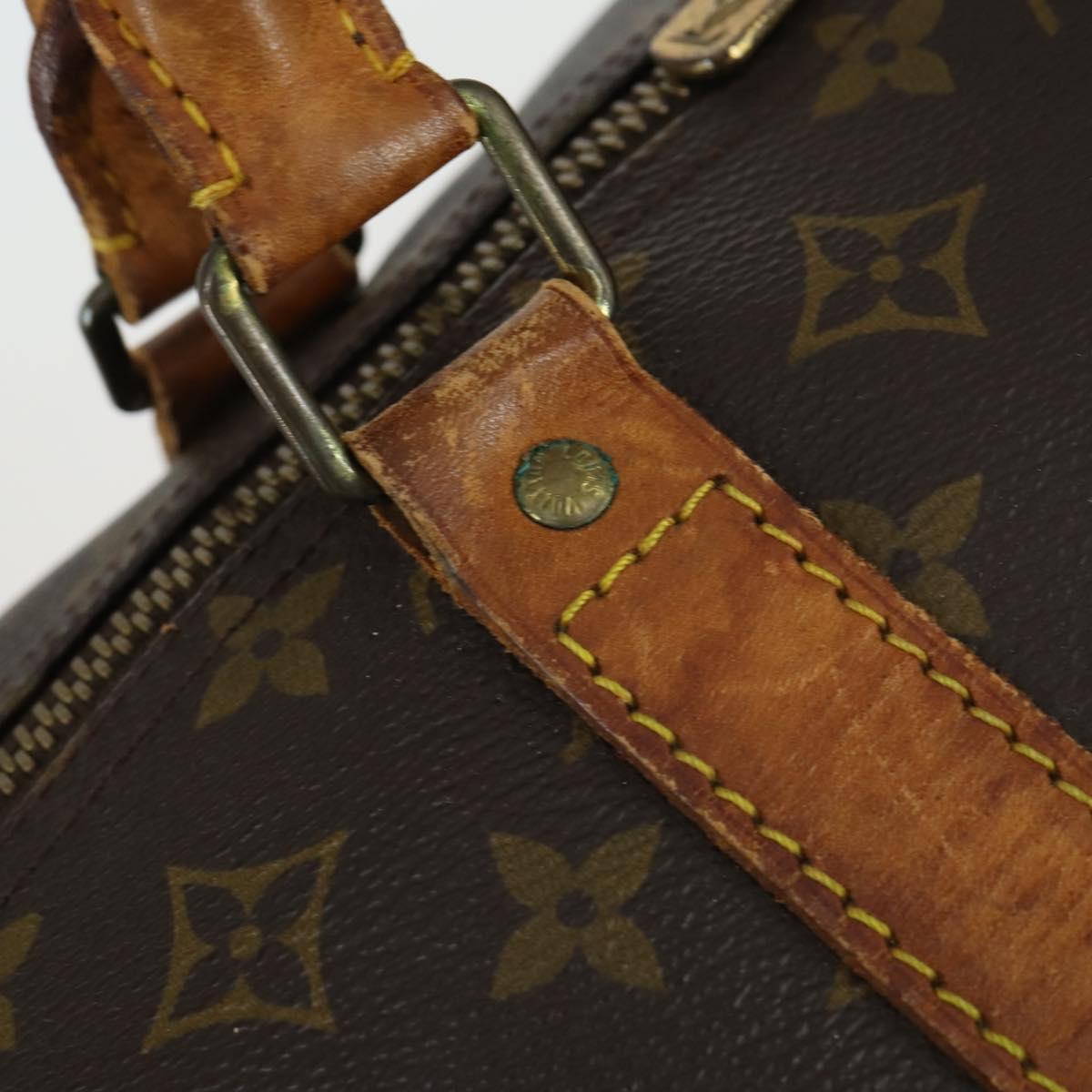 LOUIS VUITTON Monogram Keepall 60 Boston Bag M41422 LV Auth 162348