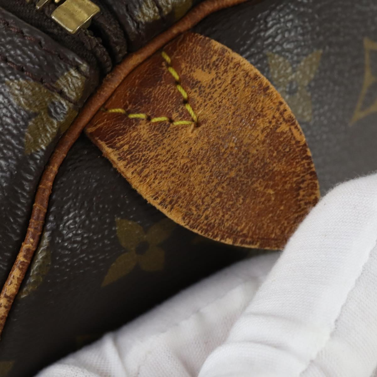 LOUIS VUITTON Monogram Keepall 60 Boston Bag M41422 LV Auth 162348