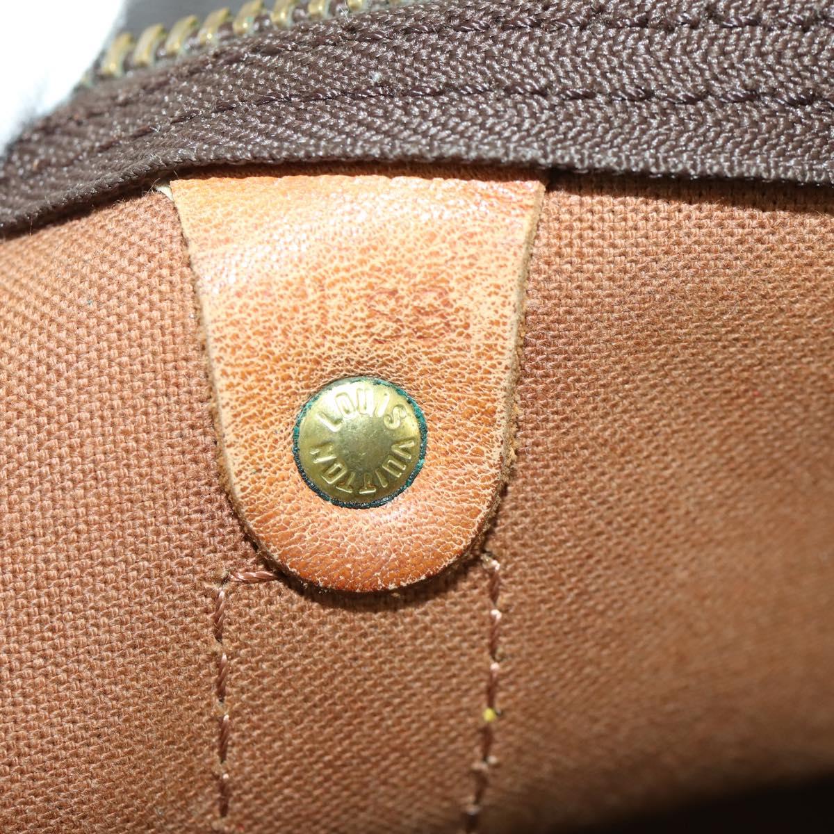 LOUIS VUITTON Monogram Keepall 60 Boston Bag M41422 LV Auth 162348