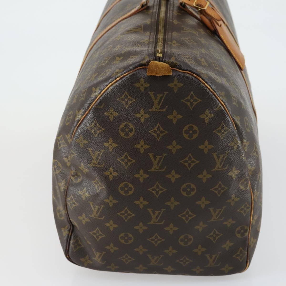 LOUIS VUITTON Monogram Keepall 60 Boston Bag M41422 LV Auth 162348