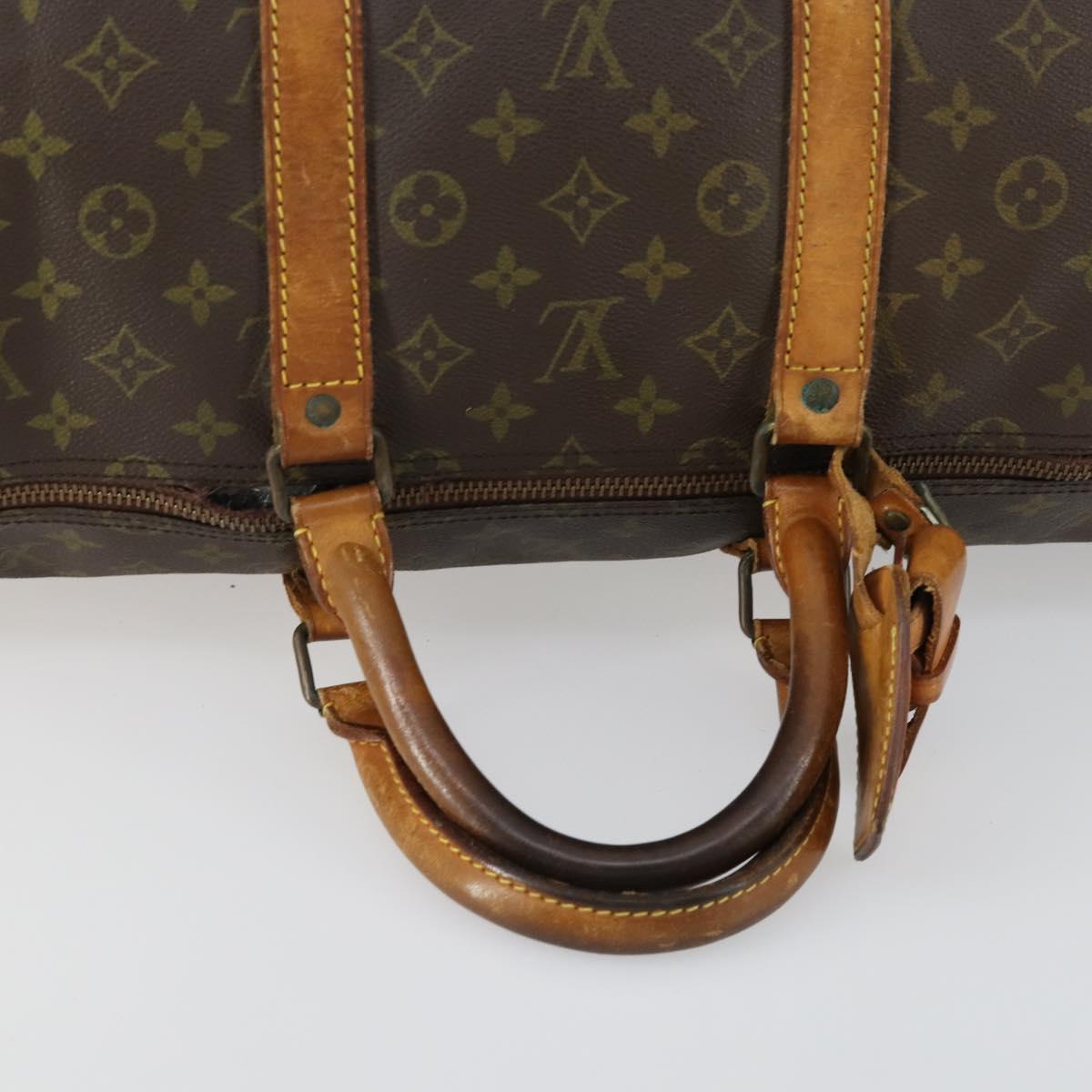 LOUIS VUITTON Monogram Keepall 55 Boston Bag Vintage M41424 LV Auth 162350