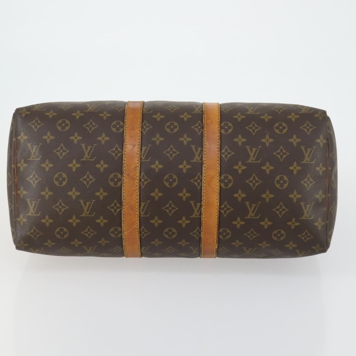 LOUIS VUITTON Monogram Keepall 45 Boston Bag M41428 LV Auth 162351