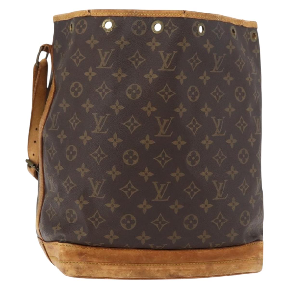 LOUIS VUITTON Monogram Noe Shoulder Bag M42224 LV Auth 162355