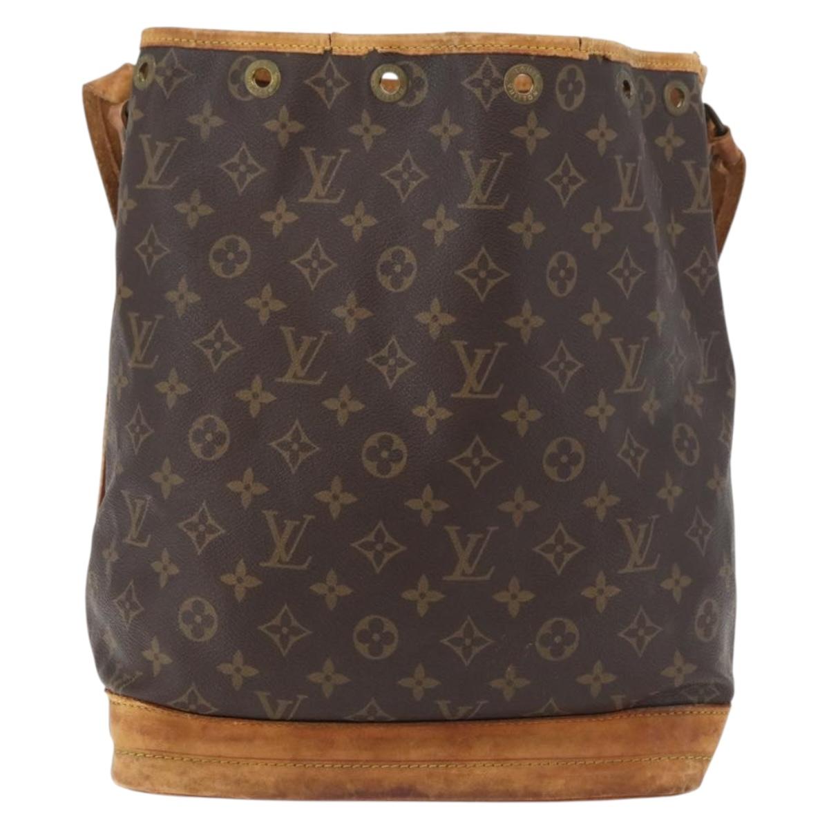 LOUIS VUITTON Monogram Noe Shoulder Bag M42224 LV Auth 162355