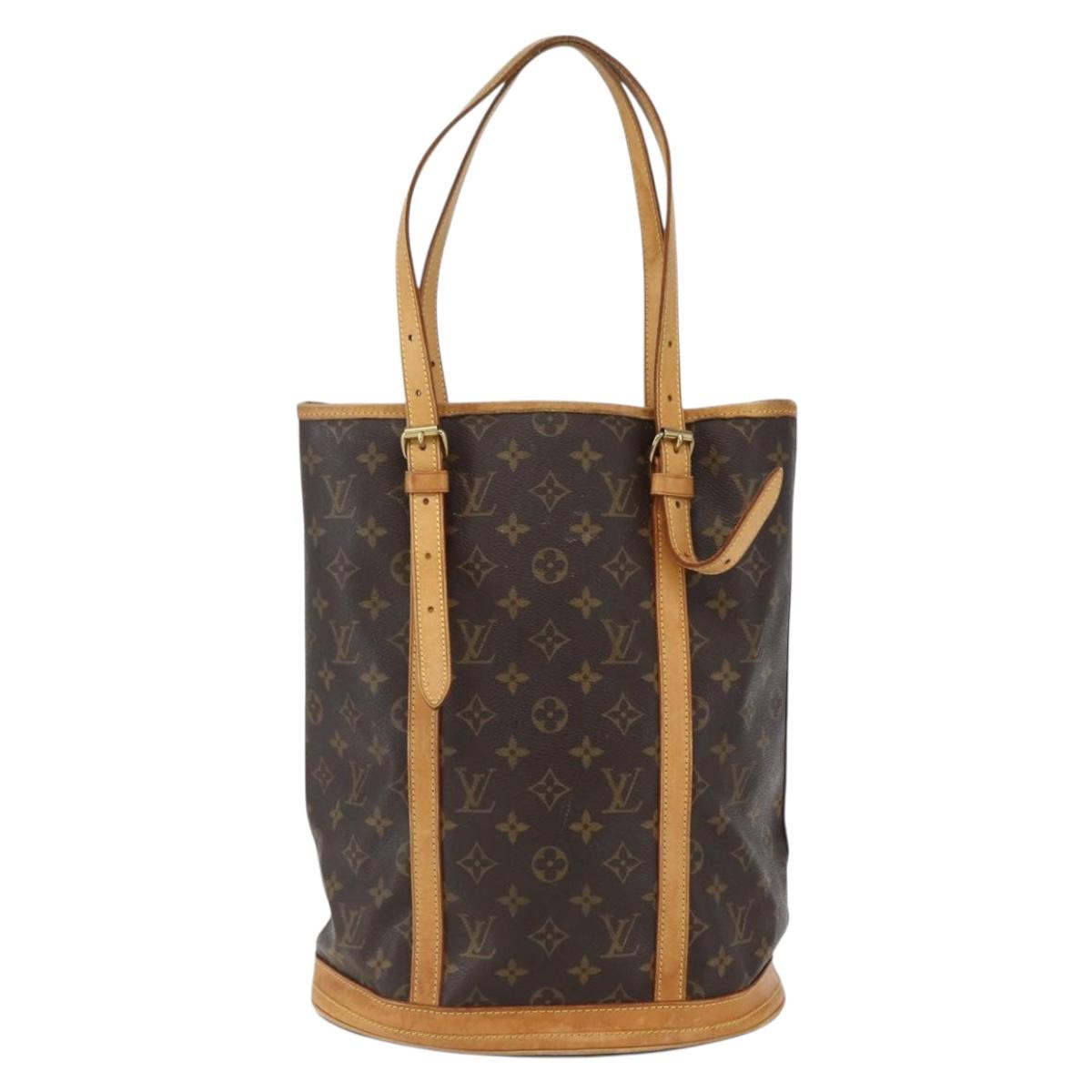 LOUIS VUITTON Monogram Bucket GM Shoulder Bag M42236 LV Auth 162356