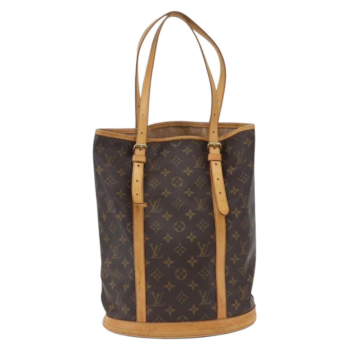 LOUIS VUITTON Monogram Bucket GM Shoulder Bag M42236 LV Auth 162356