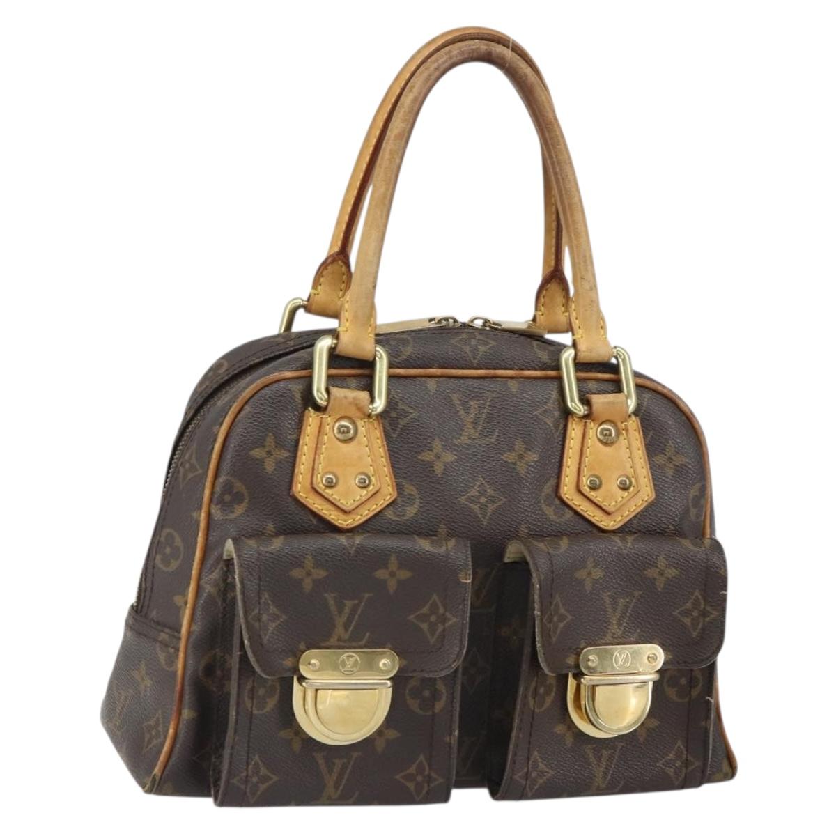 LOUIS VUITTON Monogram Manhattan PM Hand Bag M40026 LV Auth 162359