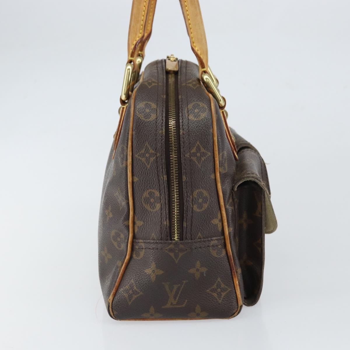 LOUIS VUITTON Monogram Manhattan PM Hand Bag M40026 LV Auth 162359