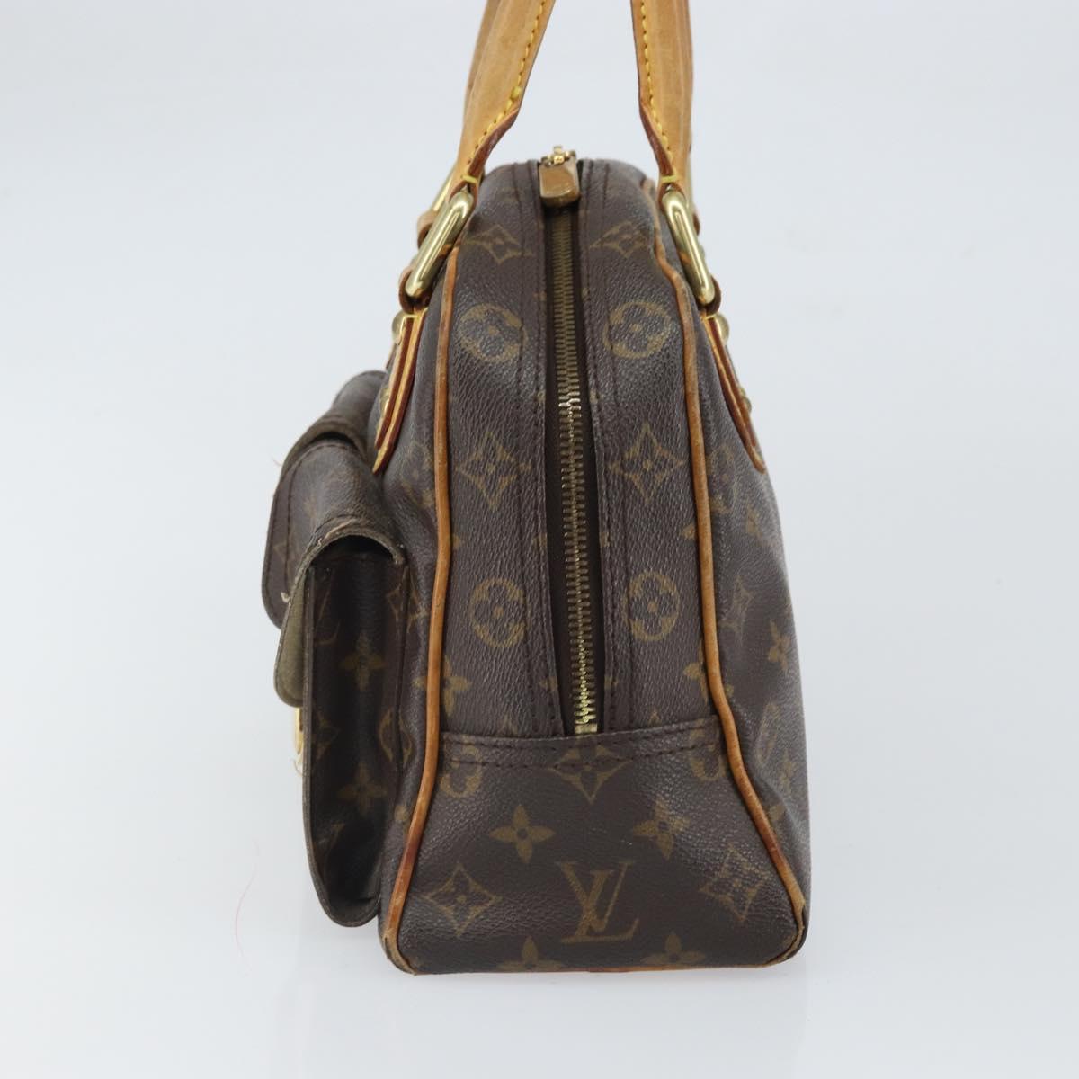 LOUIS VUITTON Monogram Manhattan PM Hand Bag M40026 LV Auth 162359