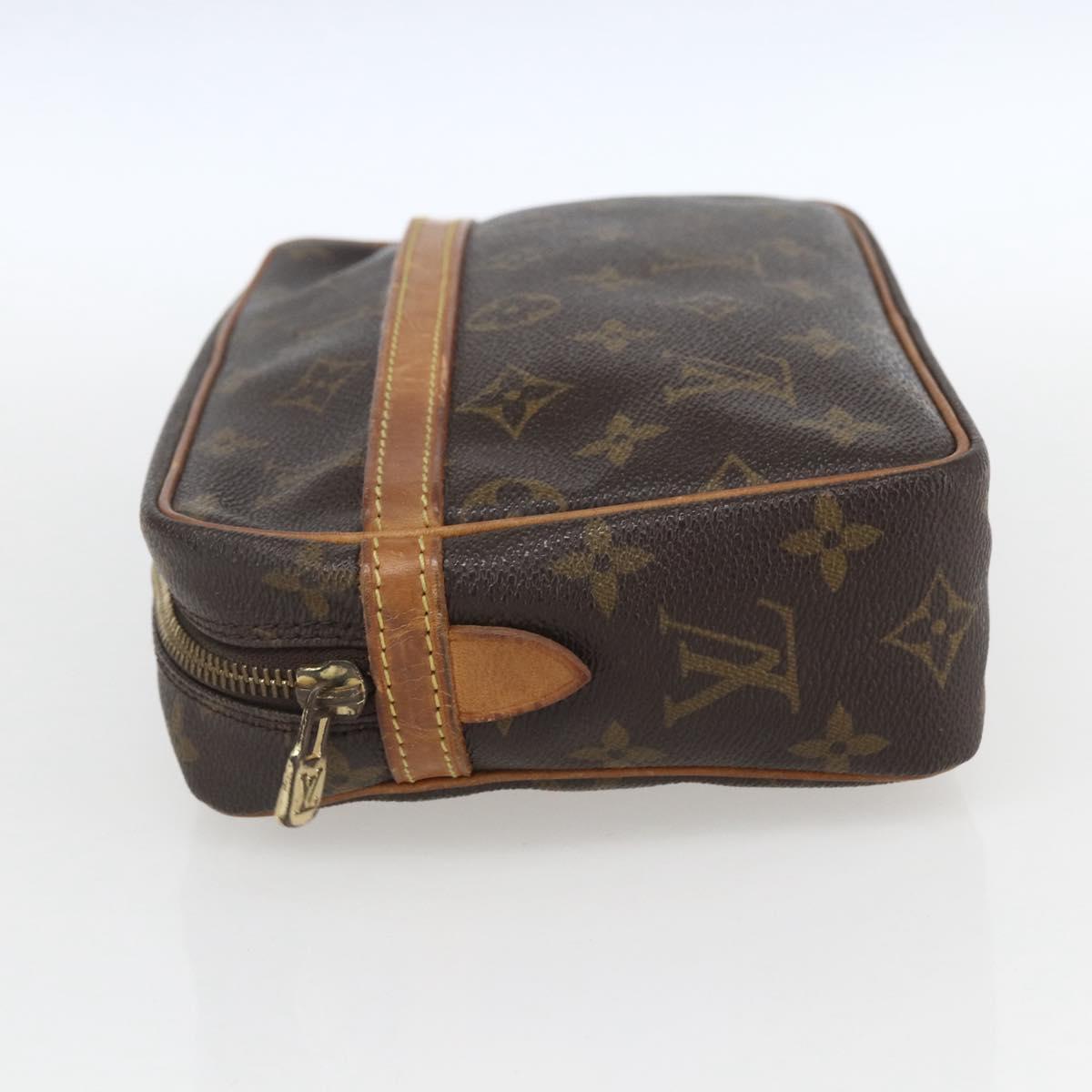 LOUIS VUITTON Monogram Compiegne 23 Clutch Bag M51847 LV Auth 162367