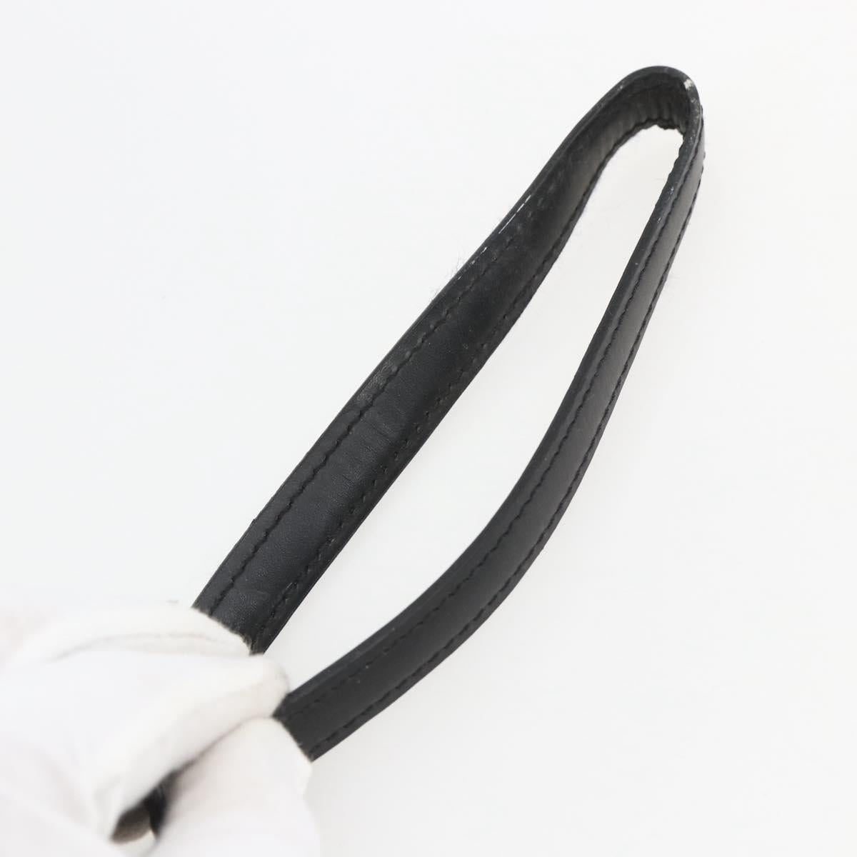 LOUIS VUITTON Epi Serie Dragonne Clutch Bag Black Noir M52612 LV Auth 162373