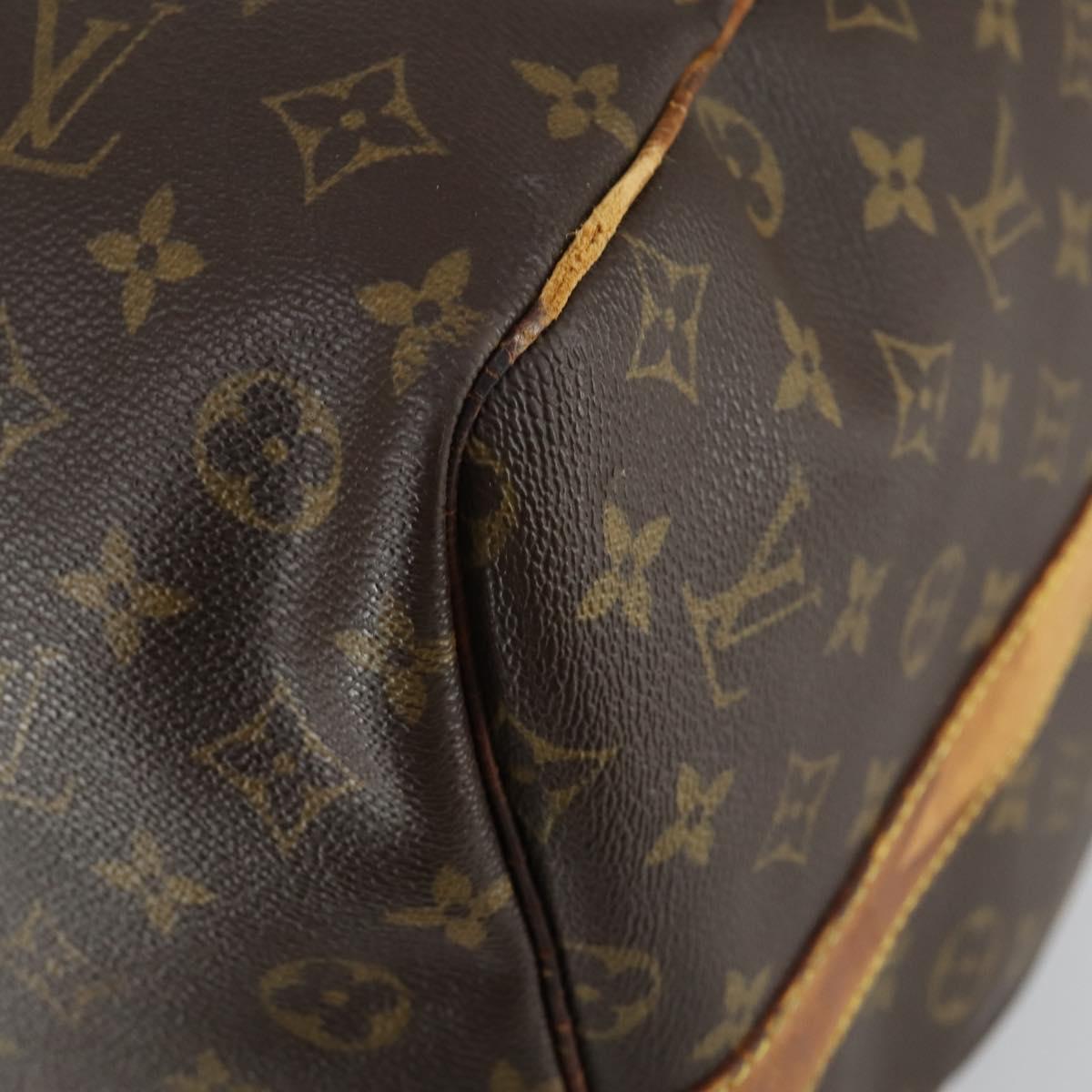 LOUIS VUITTON Monogram Keepall Bandouliere 60 Boston Bag M41412 LV Auth 162428