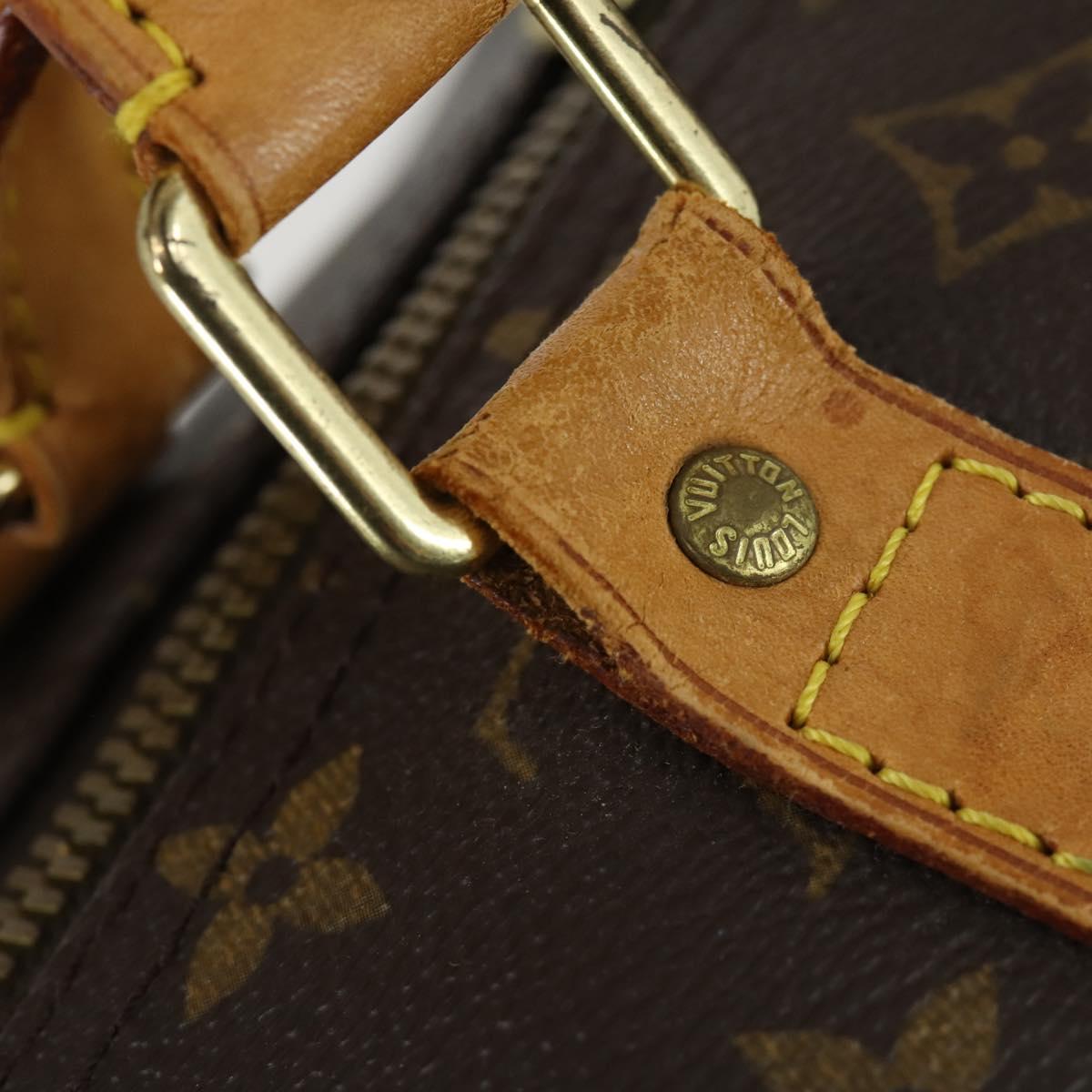 LOUIS VUITTON Monogram Keepall Bandouliere 60 Boston Bag M41412 LV Auth 162428