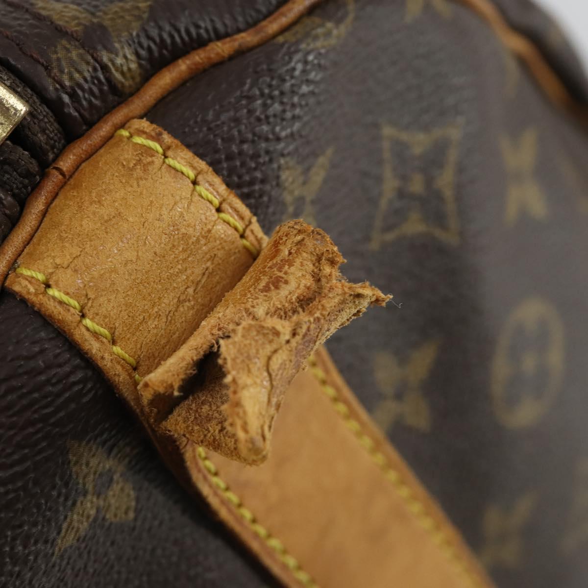 LOUIS VUITTON Monogram Keepall Bandouliere 60 Boston Bag M41412 LV Auth 162428