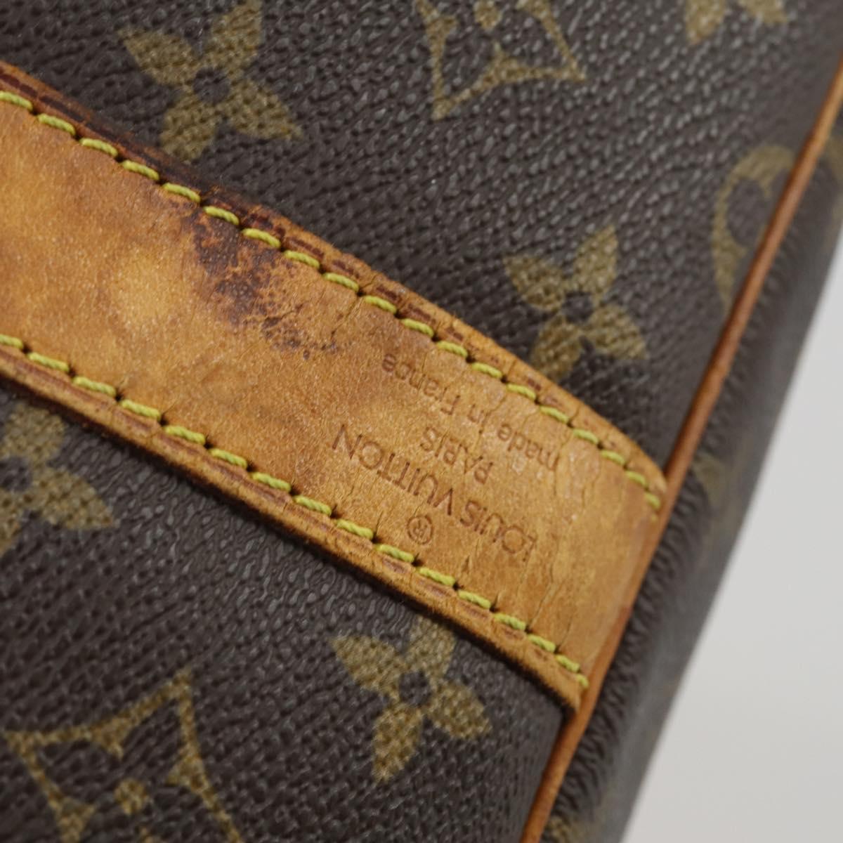 LOUIS VUITTON Monogram Keepall Bandouliere 60 Boston Bag M41412 LV Auth 162428