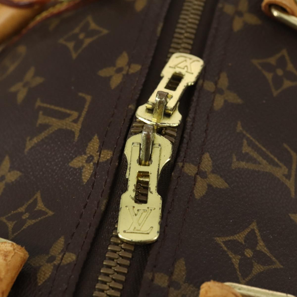 LOUIS VUITTON Monogram Keepall Bandouliere 60 Boston Bag M41412 LV Auth 162428