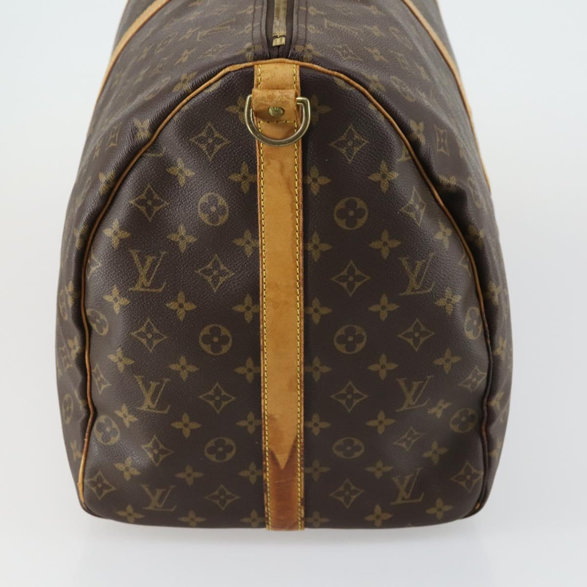 LOUIS VUITTON Monogram Keepall Bandouliere 60 Boston Bag M41412 LV Auth 162428