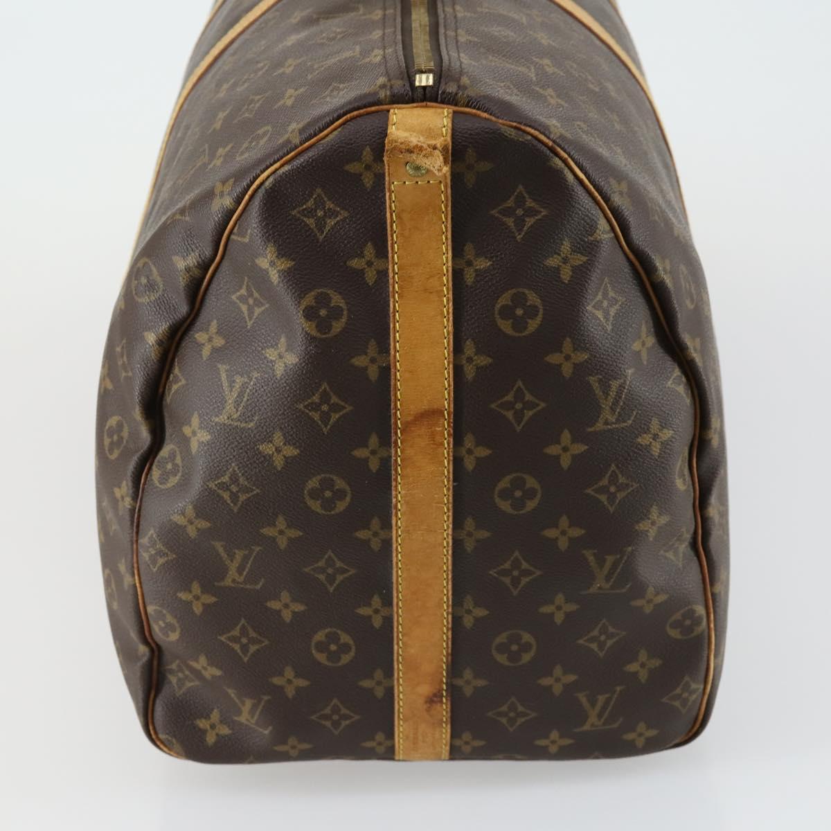 LOUIS VUITTON Monogram Keepall Bandouliere 60 Boston Bag M41412 LV Auth 162428