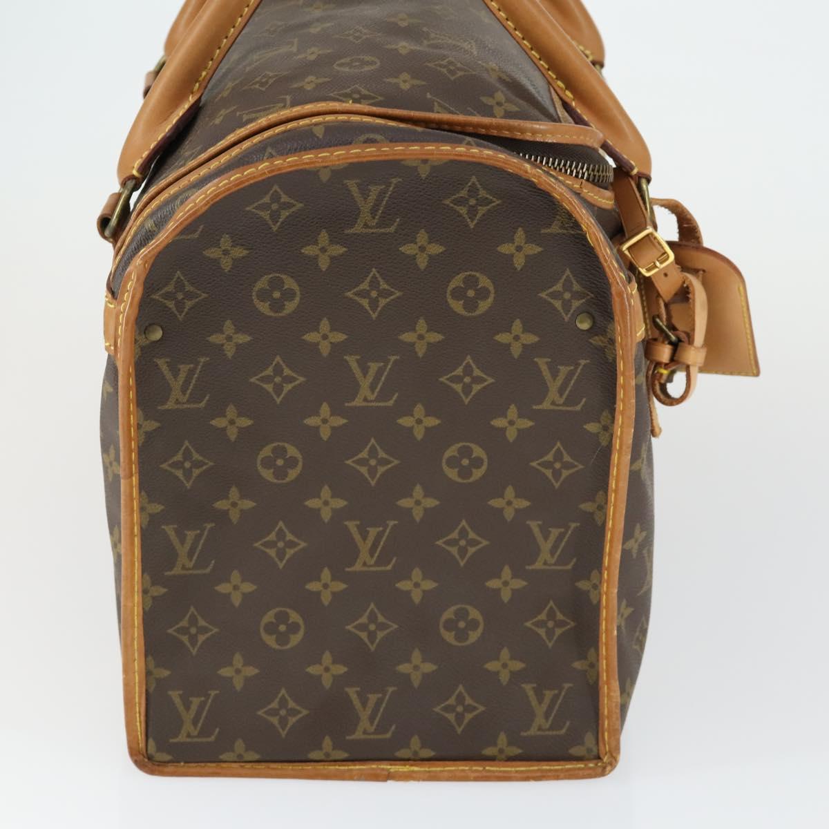 LOUIS VUITTON Monogram Sac Chasseur 40 Pet Carry M41924 LV Auth 162430