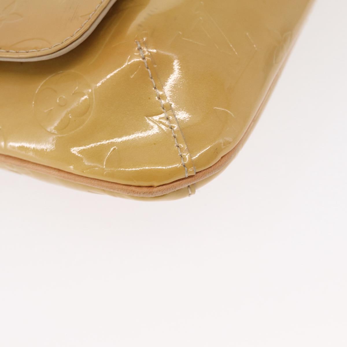 LOUIS VUITTON Monogram Vernis Thompson Street Bag Beige M91301 LV Auth 162432