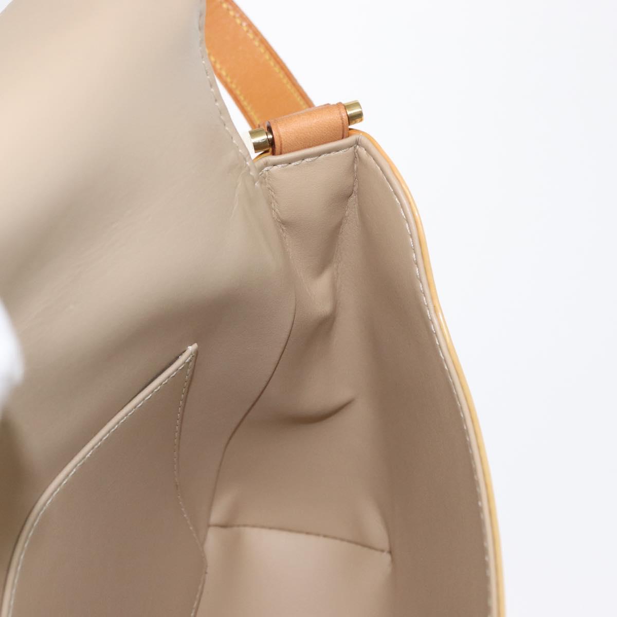 LOUIS VUITTON Monogram Vernis Thompson Street Bag Beige M91301 LV Auth 162432