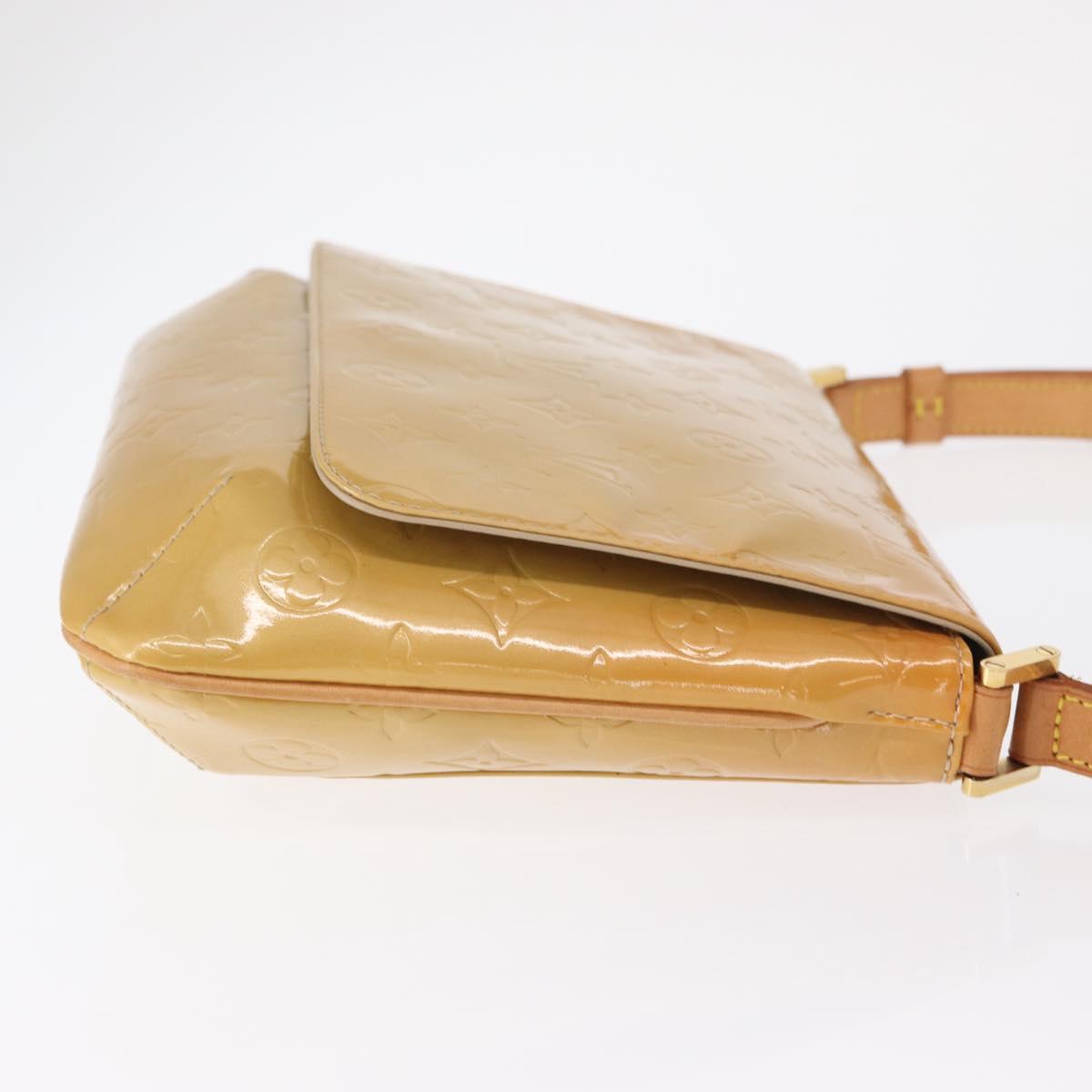 LOUIS VUITTON Monogram Vernis Thompson Street Bag Beige M91301 LV Auth 162432
