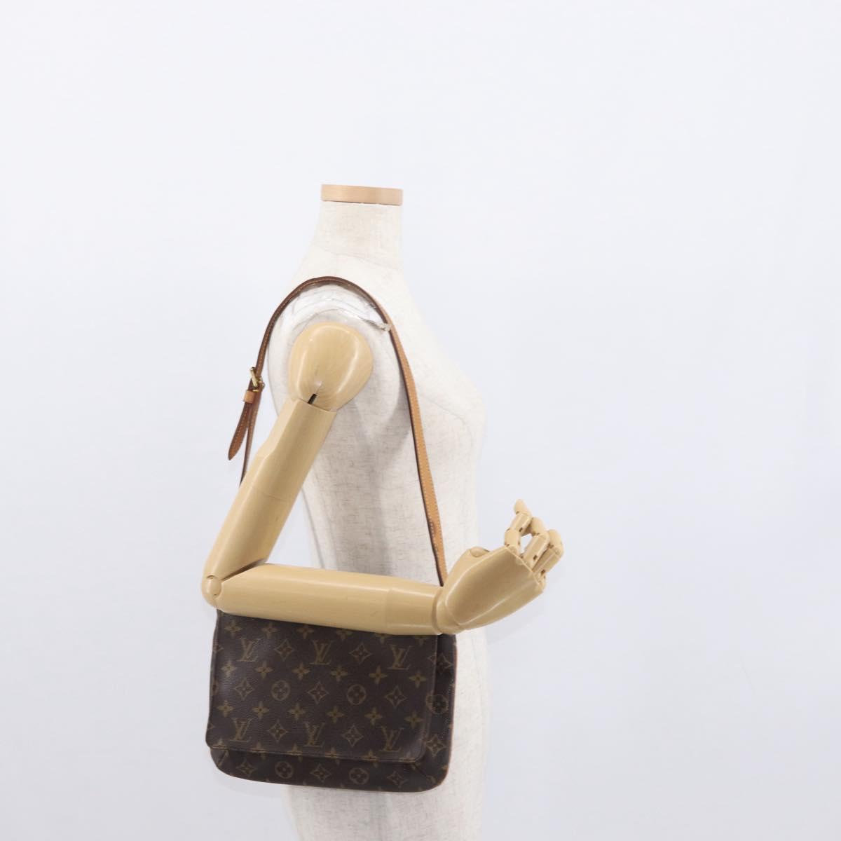 LOUIS VUITTON Monogram Musette Tango Short Strap Shoulder Bag M51257 Auth 162435A