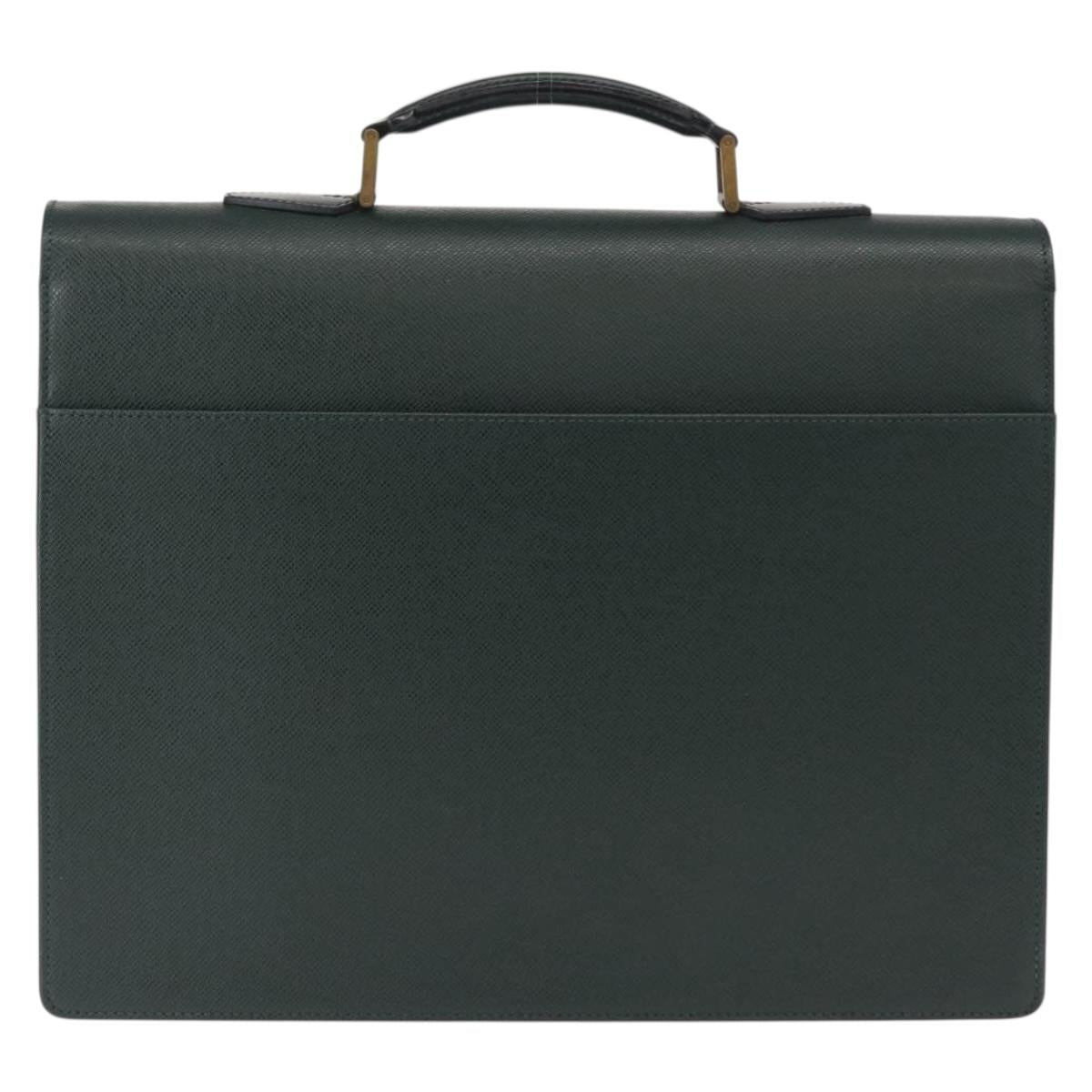 LOUIS VUITTON Taiga Serviette Moskova Business Bag Epicea M30034 LV Auth 162446