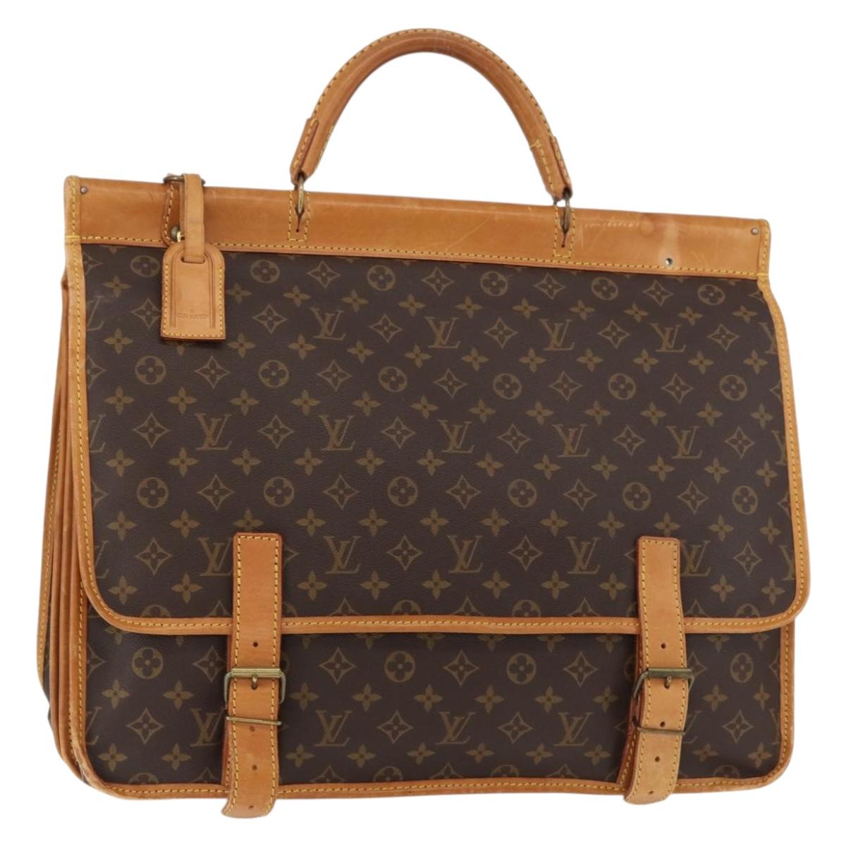LOUIS VUITTON Monogram Sac Kleber Travel Bag M58122 LV Auth 162448