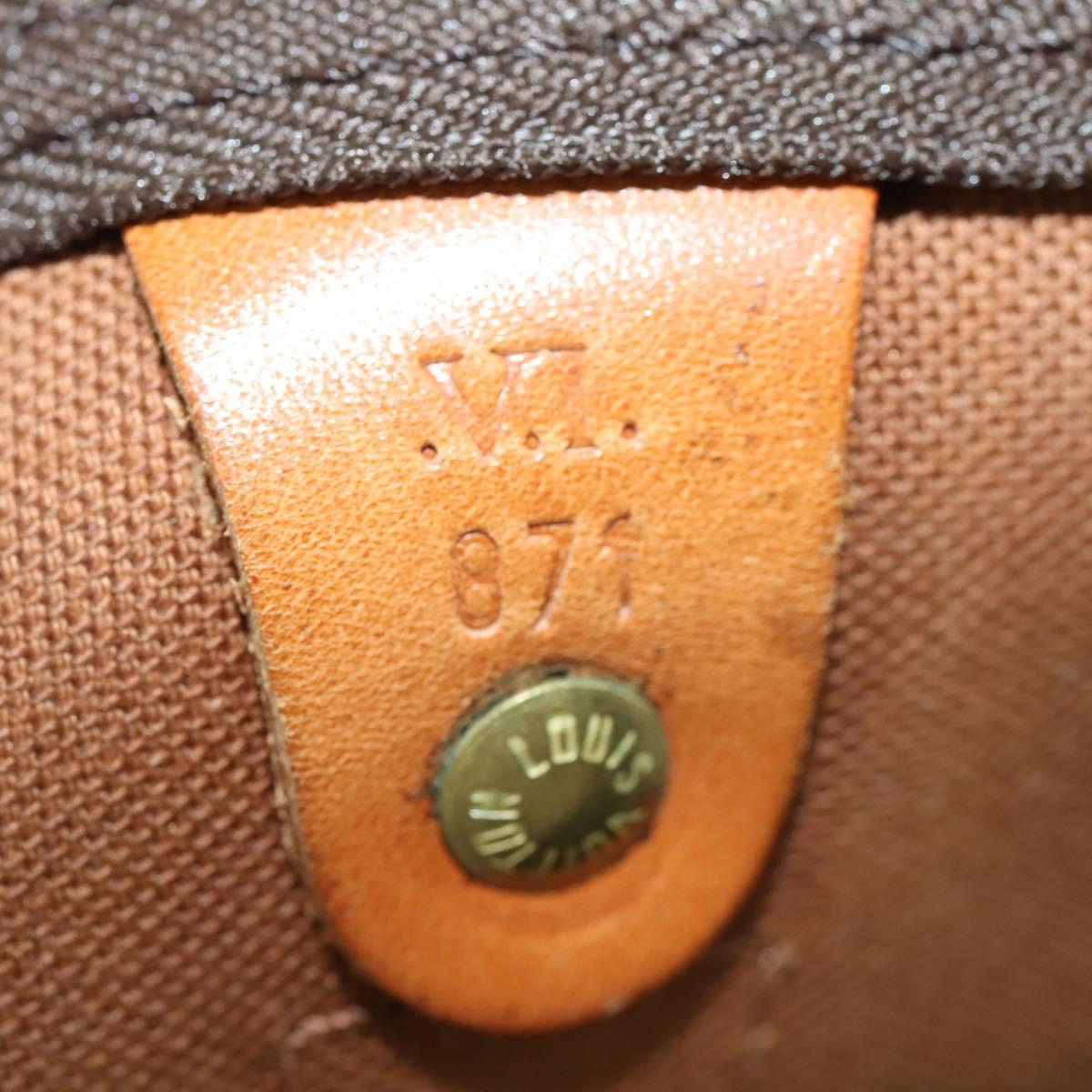 LOUIS VUITTON Monogram Keepall 50 Boston Bag M41426 LV Auth 162481