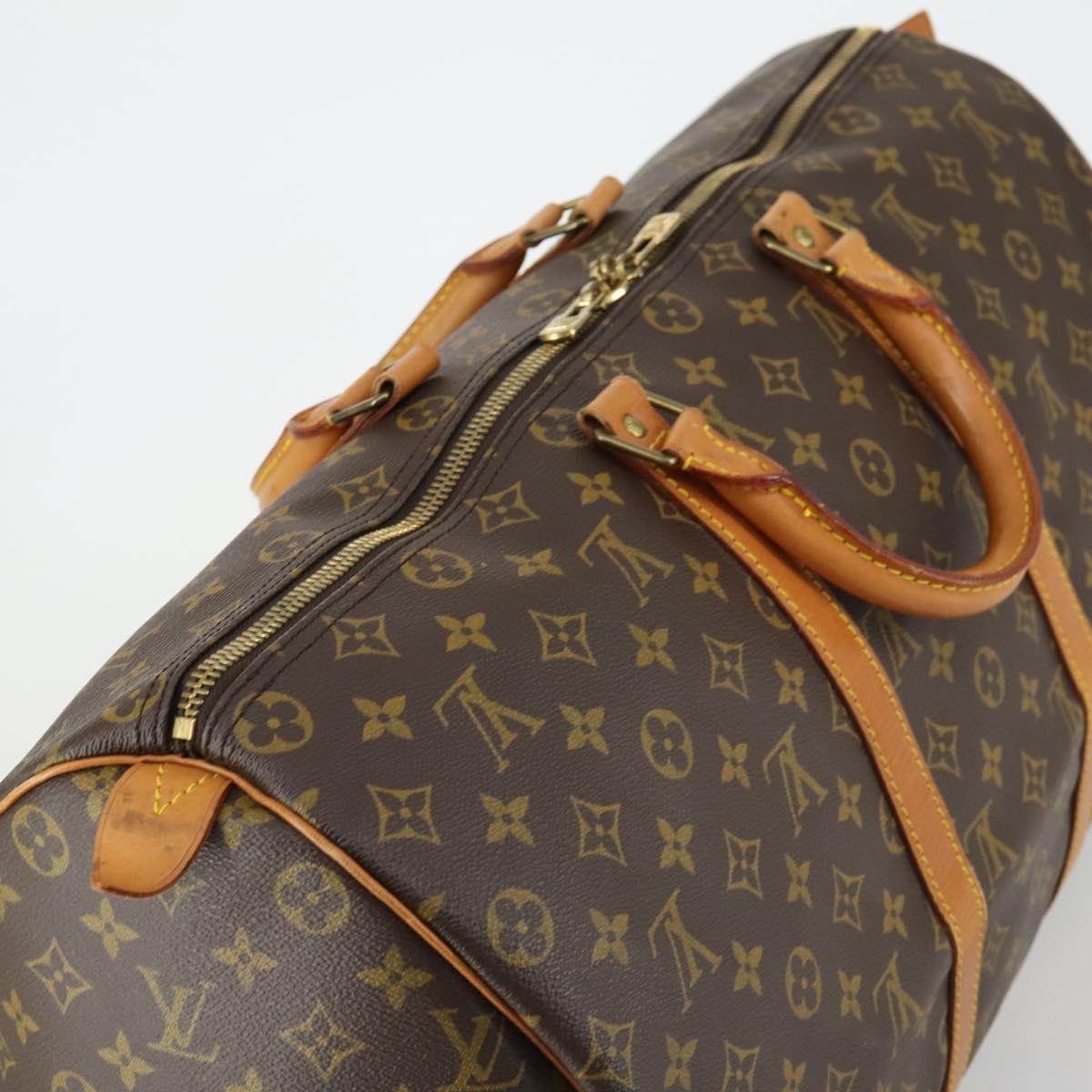 LOUIS VUITTON Monogram Keepall 50 Boston Bag M41426 LV Auth 162481