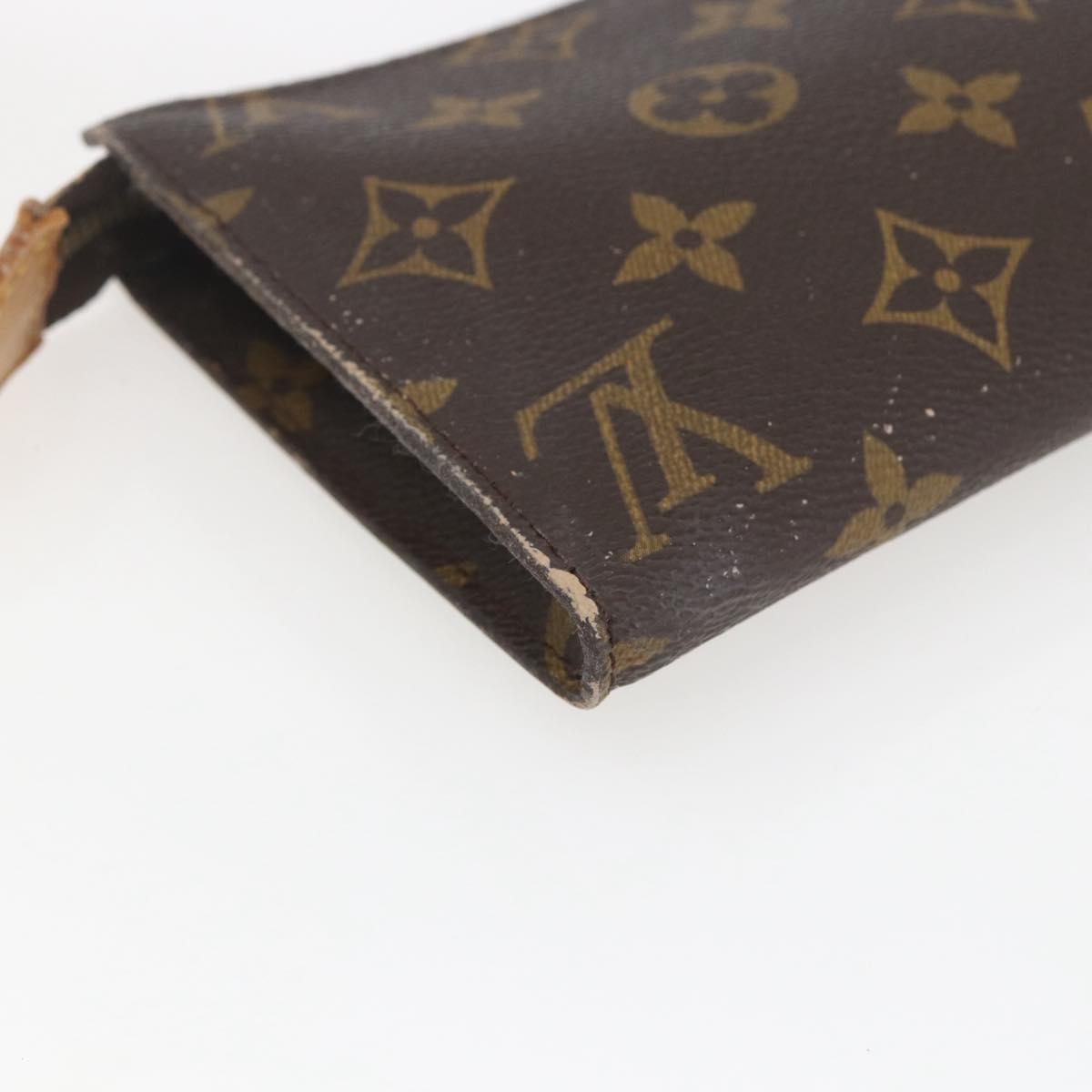 LOUIS VUITTON Monogram Bucket GM Accessory Pouch LV Auth 162489