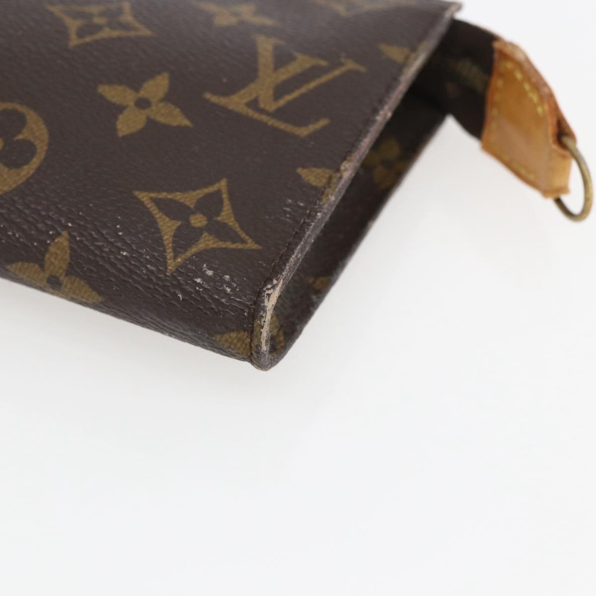 LOUIS VUITTON Monogram Bucket GM Accessory Pouch LV Auth 162489