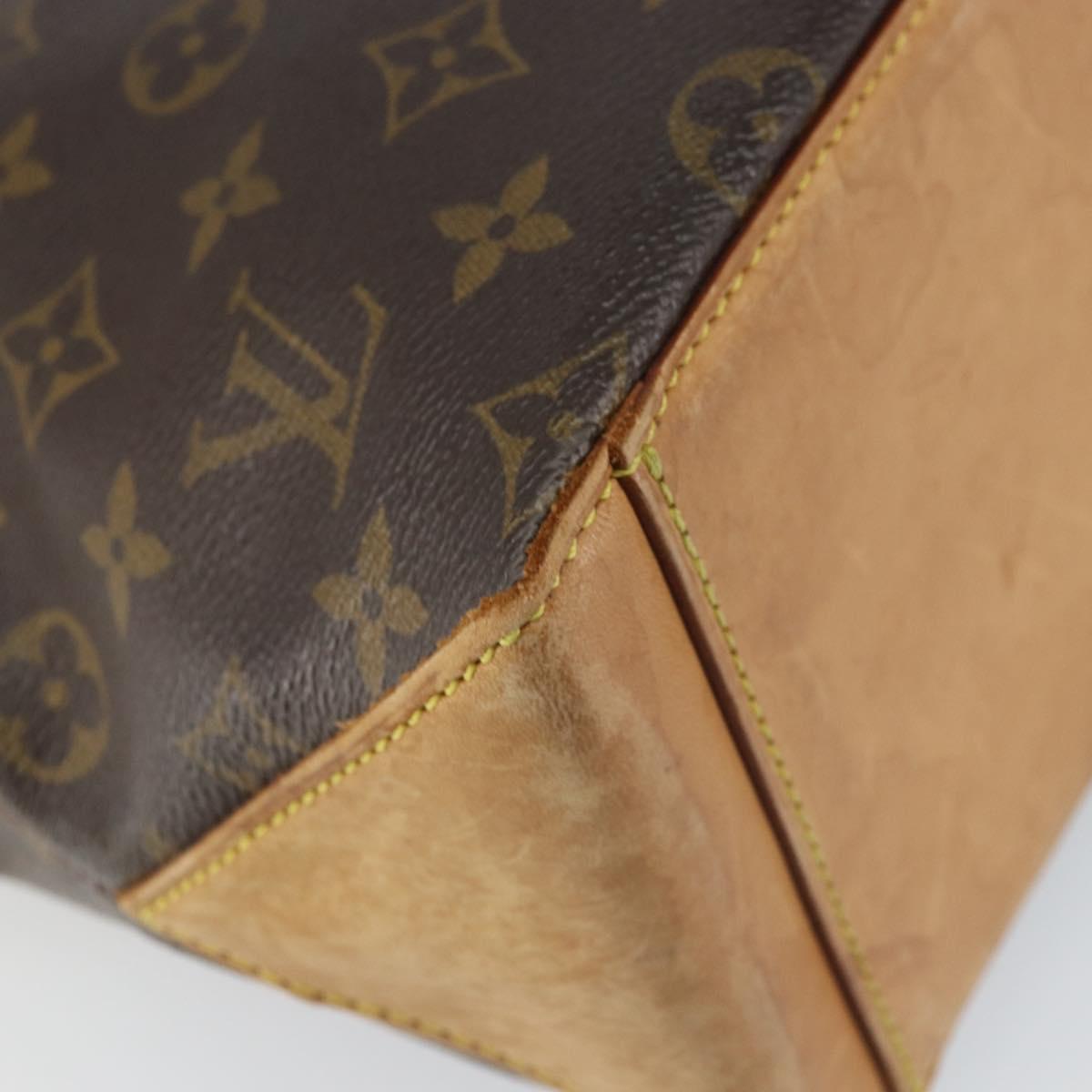 LOUIS VUITTON Monogram Cabas Piano Tote Bag M51148 LV Auth 162490