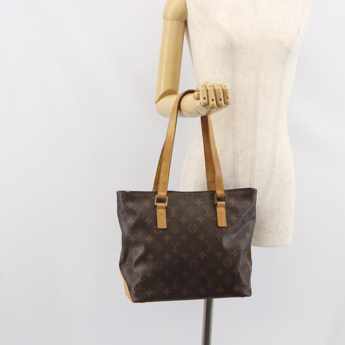 LOUIS VUITTON Monogram Cabas Piano Tote Bag M51148 LV Auth 162490