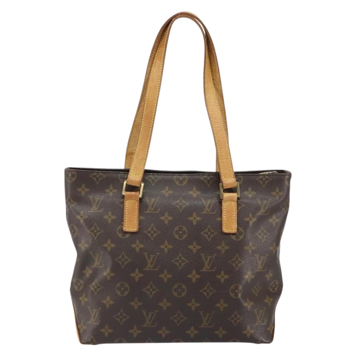 LOUIS VUITTON Monogram Cabas Piano Tote Bag M51148 LV Auth 162490