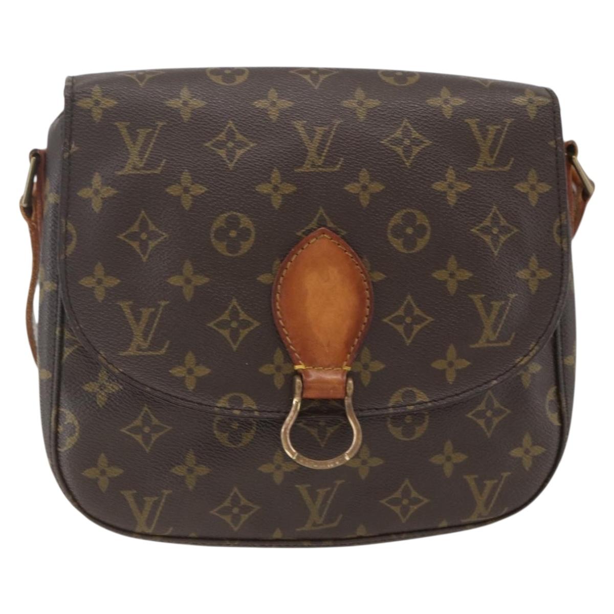 LOUIS VUITTON Monogram Saint Cloud GM Shoulder Bag M51242 LV Auth 162493