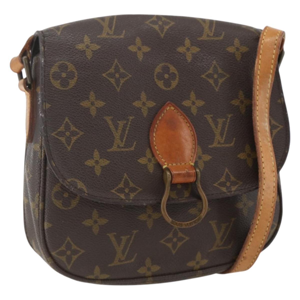 LOUIS VUITTON Monogram Saint Cloud MM Shoulder Bag M51243 LV Auth 162494