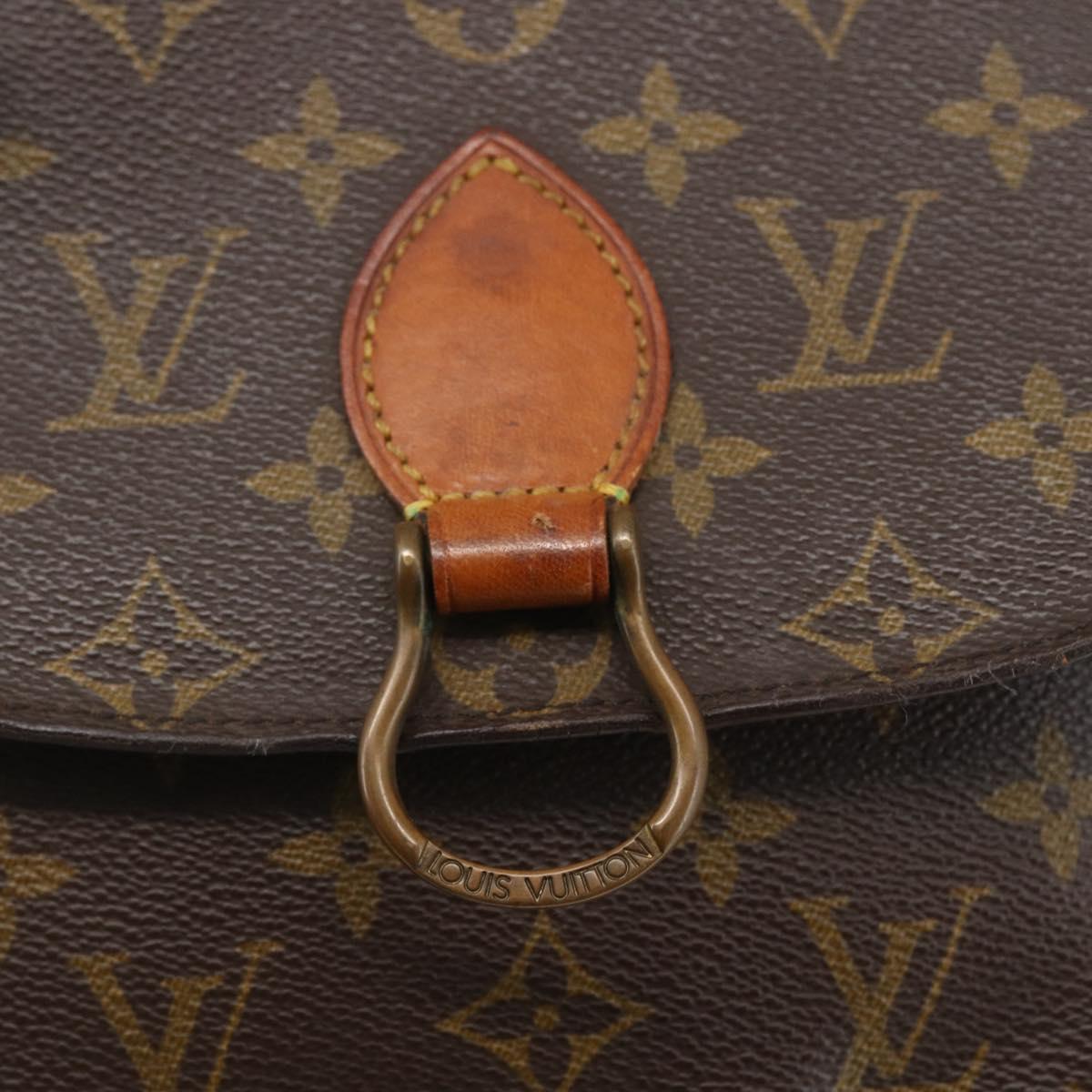 LOUIS VUITTON Monogram Saint Cloud MM Shoulder Bag M51243 LV Auth 162494