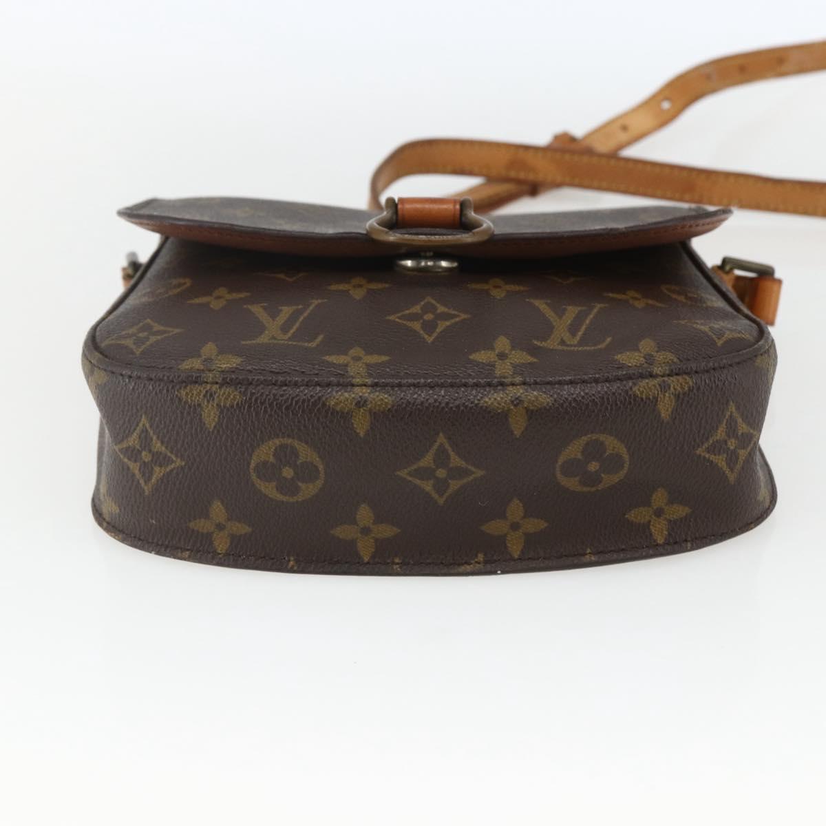 LOUIS VUITTON Monogram Saint Cloud MM Shoulder Bag M51243 LV Auth 162494