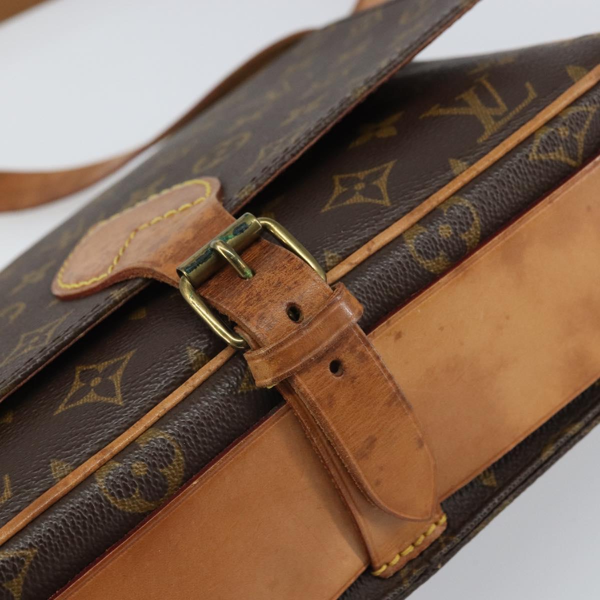 LOUIS VUITTON Monogram Cartouchiere GM Shoulder Bag M51252 LV Auth 162496