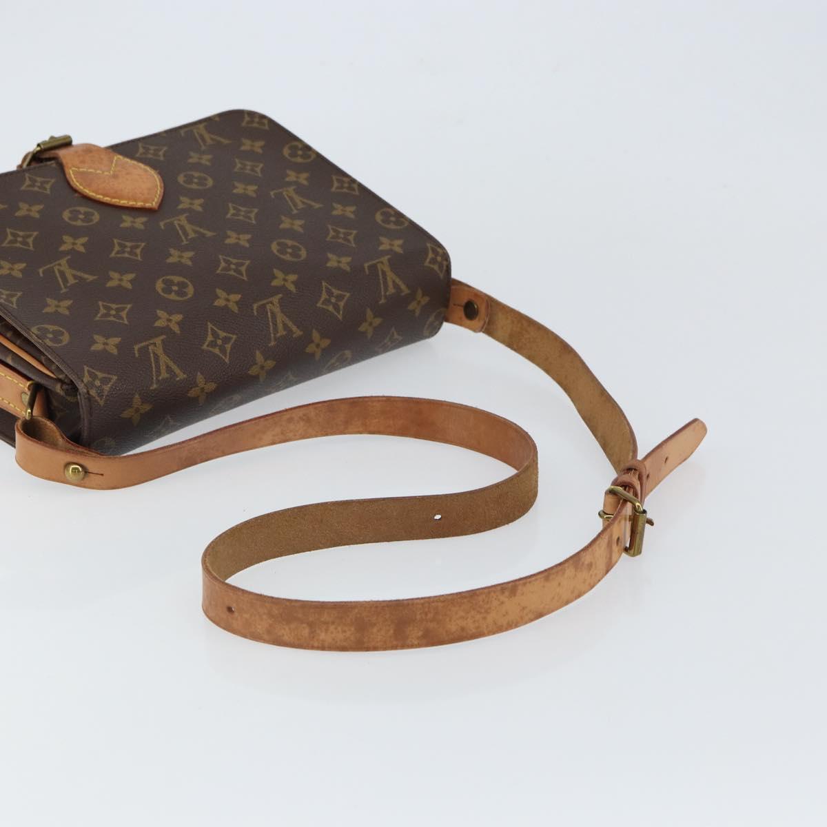 LOUIS VUITTON Monogram Cartouchiere GM Shoulder Bag M51252 LV Auth 162496