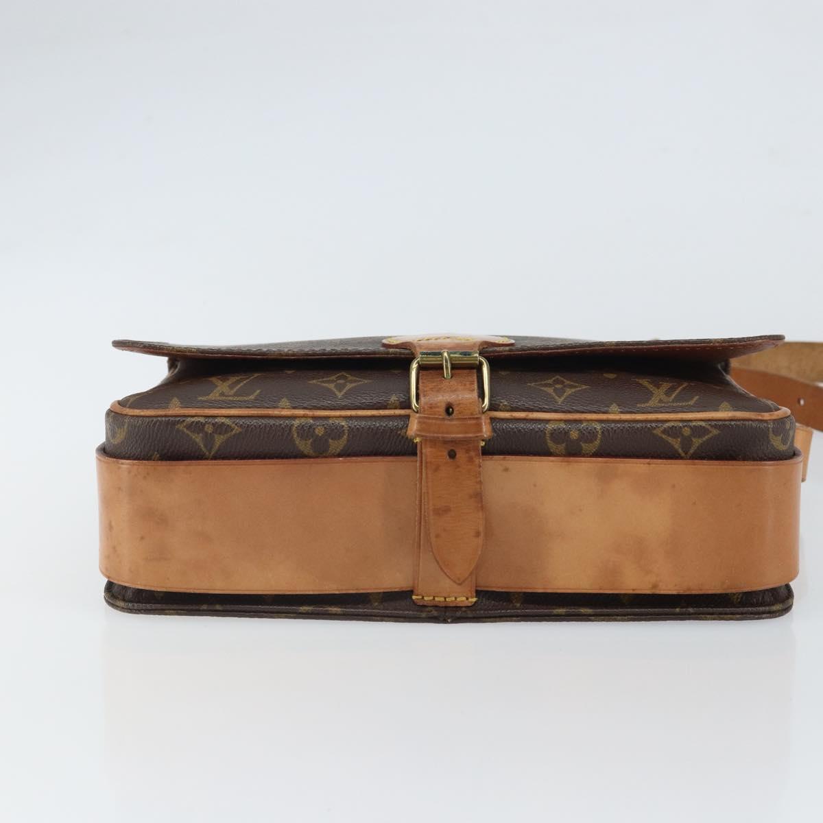 LOUIS VUITTON Monogram Cartouchiere GM Shoulder Bag M51252 LV Auth 162496
