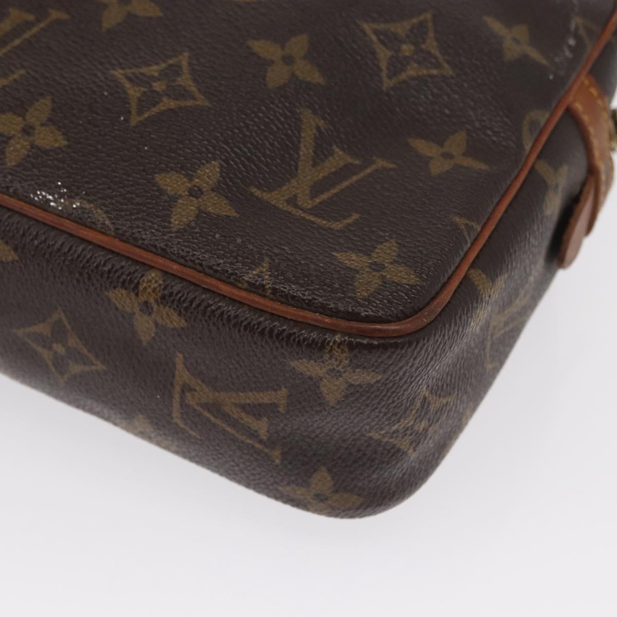 LOUIS VUITTON Monogram Compiegne 23 Clutch Bag M51847 LV Auth 162497