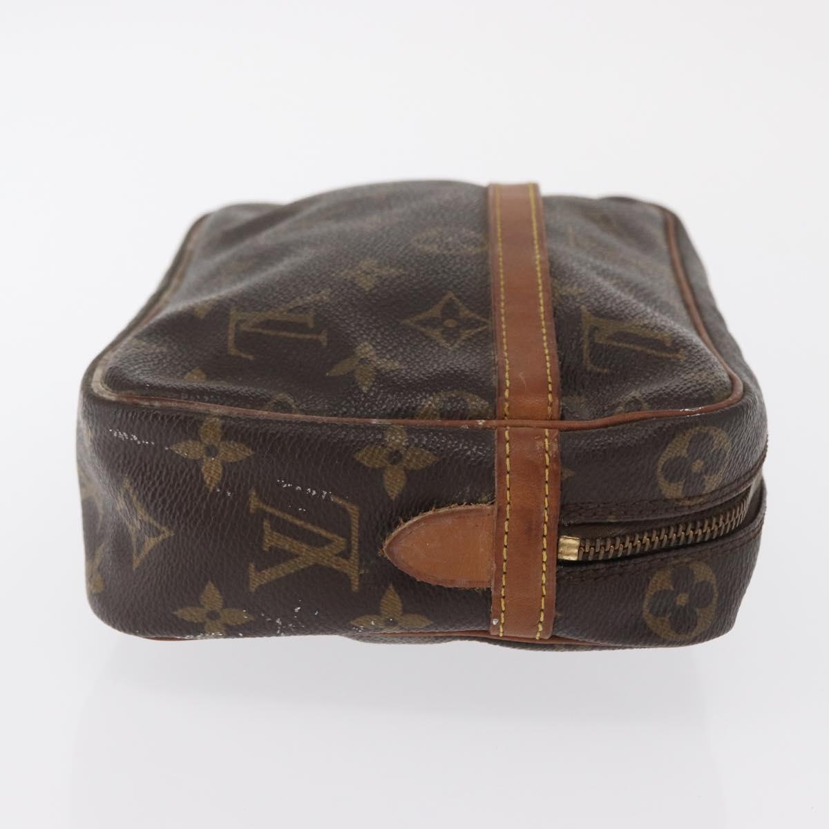 LOUIS VUITTON Monogram Compiegne 23 Clutch Bag M51847 LV Auth 162497