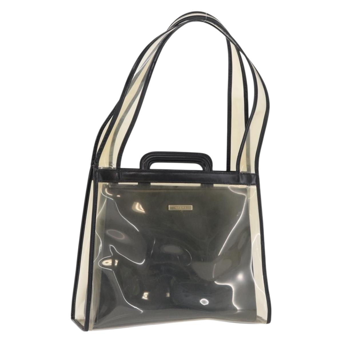 GUCCI Shoulder Bag Vinyl Clear 001 2058 1773 5 Auth 162528
