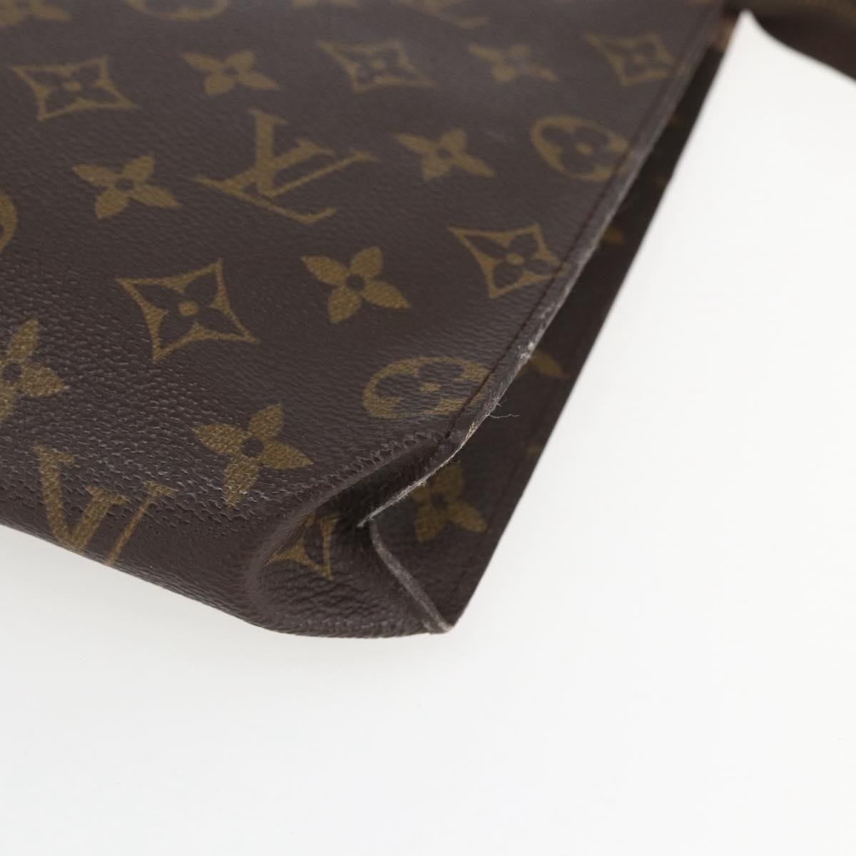 LOUIS VUITTON Monogram Poche Toilette 26 Pouch M47542 LV Auth 162553