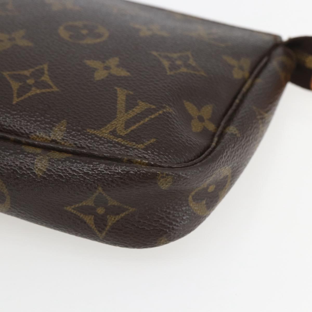 LOUIS VUITTON Monogram Pochette Accessoires Pouch M51980 LV Auth 162556